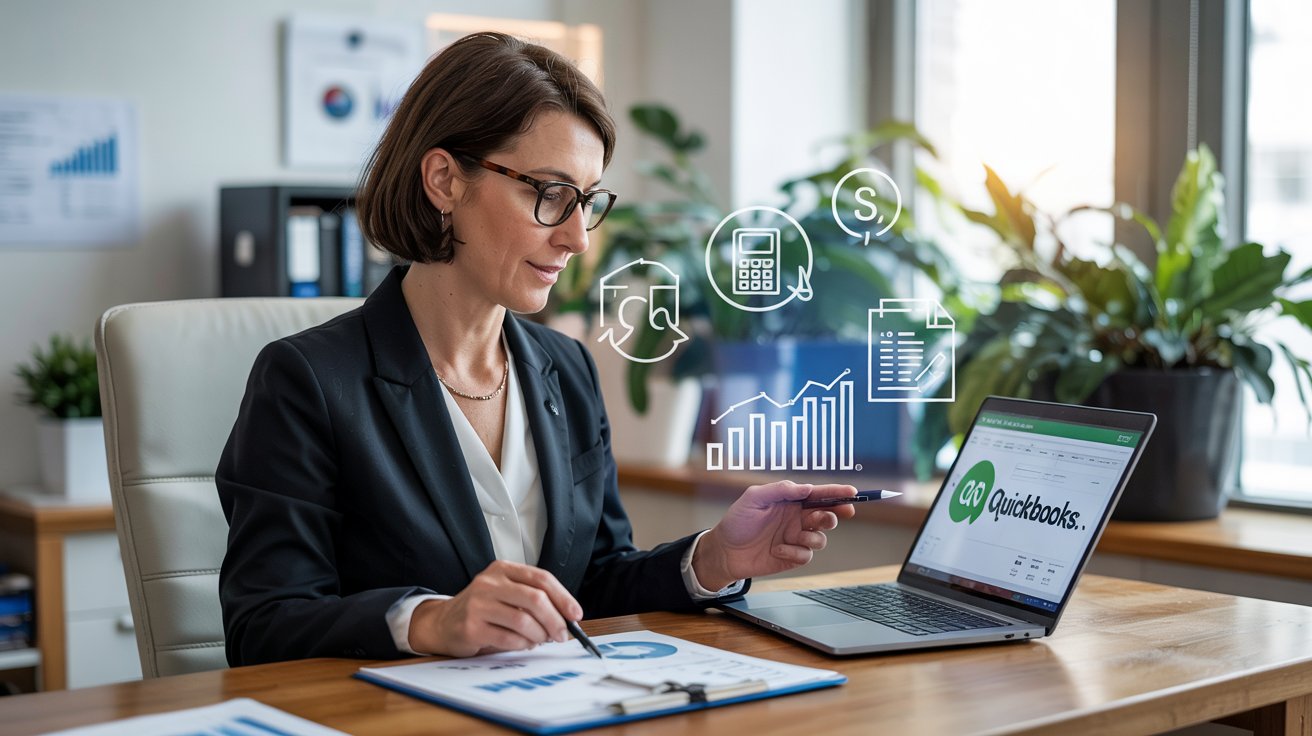 QuickBooks Dashboard with Support Your Books assistance